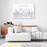 Houston Skyline Canvas Art Print Lifestyle