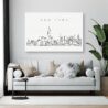 New York City Skyline Canvas Art Print Lifestyle