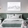 Philadelphia Skyline Canvas Art Print Lifestyle