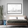 Framed New York City SKyline Wall Art lifestyle