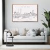 Boston Skyline - Charles River Living Room Wall Decor