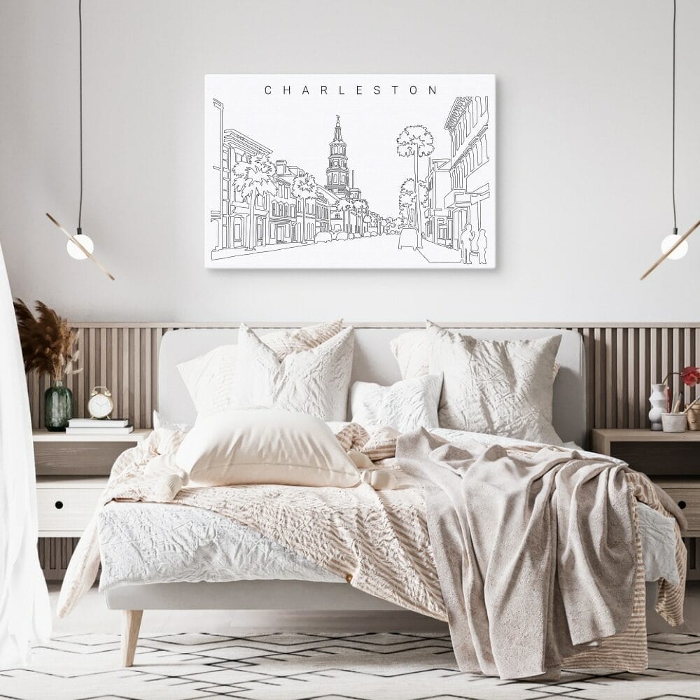 Charleston Canvas Art Print Lifestyle Charleston Canvas Art Print Lifestyle
