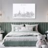 Dubai Skyline Canvas Art Print Lifestyle