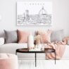 Florence Skyline Canvas Art Print Lifestyle