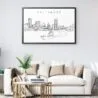 Framed Baltimore Wall Art for Living Room