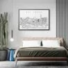Framed Las Vegas Wall Art for Bedroom