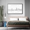 Framed Nashville Wall Art for Bedroom