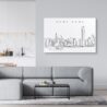Hong Kong Skyline Canvas Art Print Lifestyle