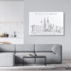 Kuala Lumpur Skyline Canvas Art Print Lifestyle