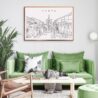 Kyoto Japan Wall Art for Living Room