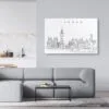 London Skyline Canvas Art Print Lifestyle