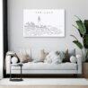 Portland Maine Canvas Art Print Lifestyle