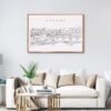Prague Skyline Wall Art for Living Room