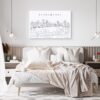 Sacramento Skyline Canvas Art Print Lifestyle