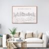 Sacramento Skyline Wall Art for Living Room