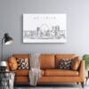Saint Louis Skyline Canvas Art Print Lifestyle