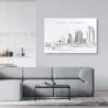 San Diego Skyline Canvas Art Print Lifestyle