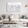 São Paulo Skyline Canvas Art Print Lifestyle