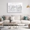 São Paulo Skyline Canvas Art Print Lifestyle