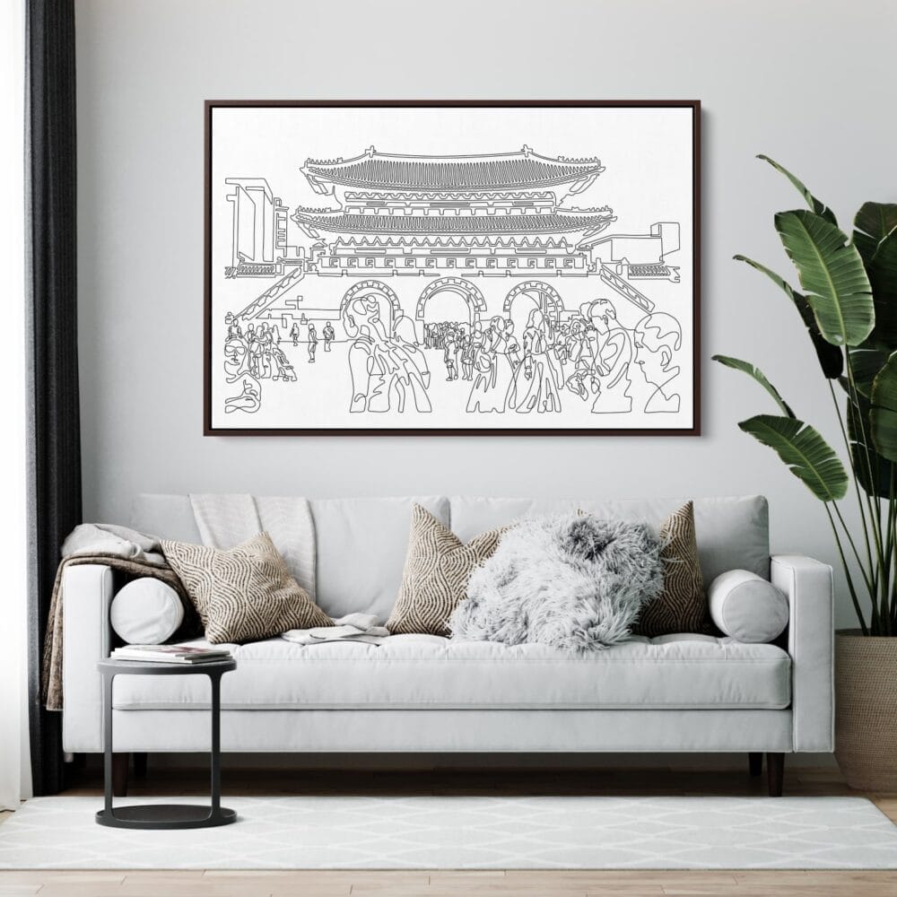 Seoul Korea Canvas Art Print Lifestyle Seoul Korea Canvas Art Print Lifestyle