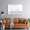 Shanghai Skyline Canvas Art Print Lifestyle