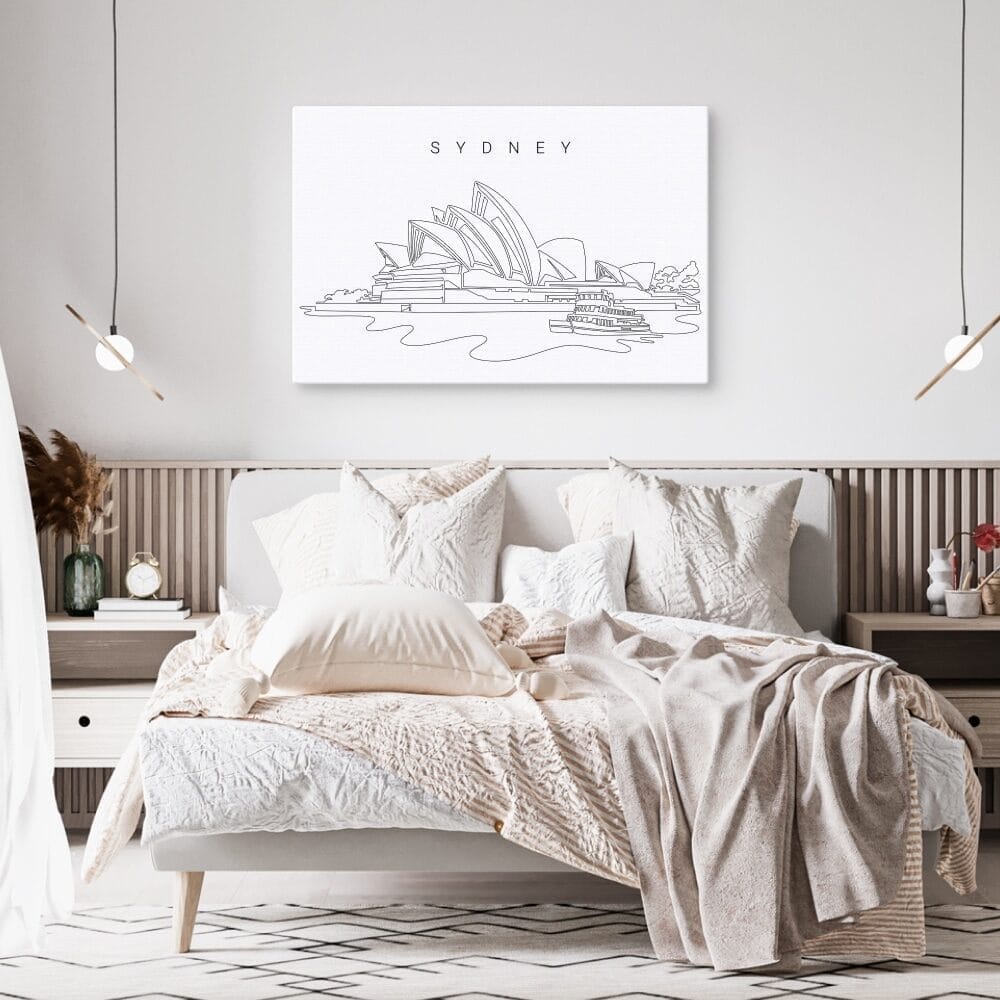 Sydney Opera House Canvas Art Print Lifestyle Sydney Opera House Canvas Art Print Lifestyle