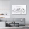 Sydney Skyline Canvas Art Print Lifestyle