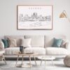 Tacoma Skyline Wall Art for Living Room