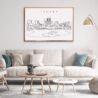 Tacoma Skyline Wall Art for Living Room