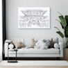 Tokyo Sensoji Temple Canvas Art Print Lifestyle