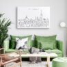 Vienna Skyline Canvas Art Print Lifestyle