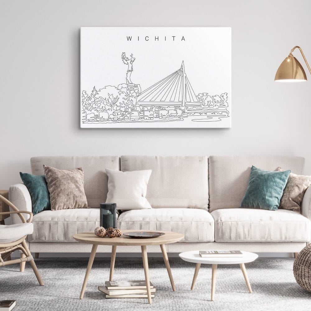 Wichita Canvas Art Print Lifestyle Wichita Canvas Art Print Lifestyle