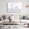 Wichita Canvas Art Print Lifestyle