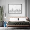 Framed Dubai Wall Art for Bedroom