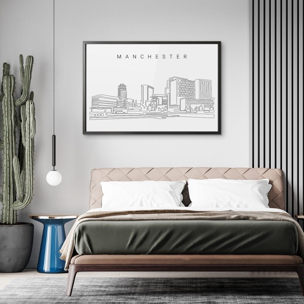 Framed Manchester Wall Art for Bedroom Framed Manchester Wall Art for Bedroom