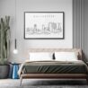 Framed Manchester Wall Art for Bedroom