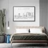Framed Manchester Wall Art for Bedroom