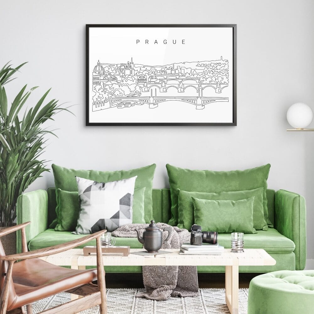 Framed Prague Wall Art for Living Room Framed Prague Wall Art for Living Room