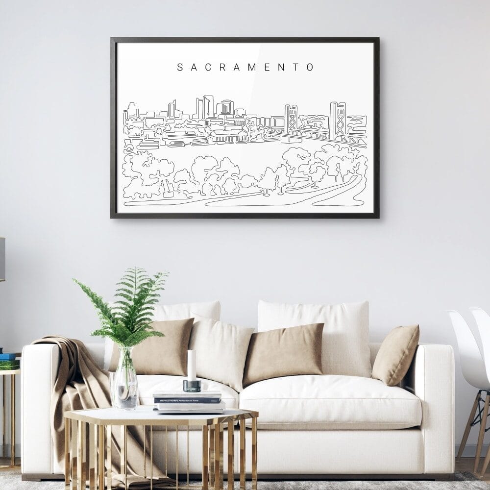 Framed Sacramento Wall Art for Living Room Framed Sacramento Wall Art for Living Room