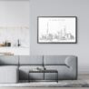 Framed Shanghai Wall Art for Living Room