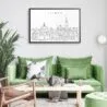 Framed Vienna Wall Art for Living Room