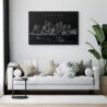 Boston Harbor Canvas Art Print Lifestyle