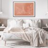 Charleston SC Skyline Art Print for Bedroom - Dark