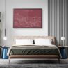 Framed Lisbon Portugal Wall Art for Bed Room - Dark