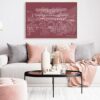 Framed Seoul Gwanghwamun Gate Wall Art for Home Office - Dark