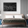 Kyoto Japan Canvas Art Print - Bed Room - Dark