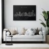 Miami Skyline Canvas Art Print Lifestyle