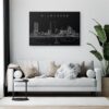 Milwaukee Skyline Canvas Art Print Lifestyle