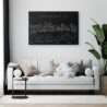 Sacramento Skyline Canvas Art Print Lifestyle