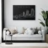 San Diego Skyline Canvas Art Print Lifestyle